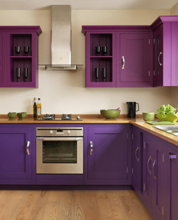 Purple Kitchen Design Ideas Purple Kitchen