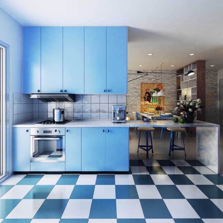 Blue Kitchen Design Blue Kitchen Ideas