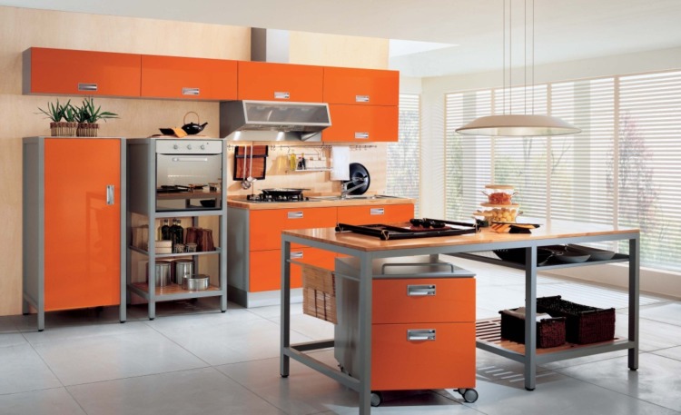 Orange Kitchen Ideas Orange Kitchen Design Ideas