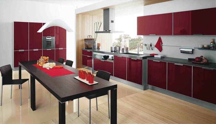 Red Kitchen Design Red Kitchen