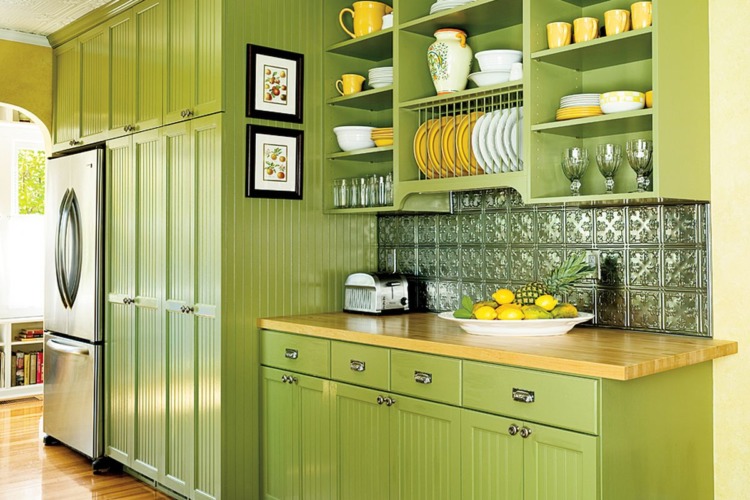 Green Kitchen Green Kitchen Design
