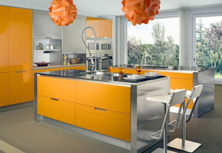 Orange Kitchen Orange Kitchen Design