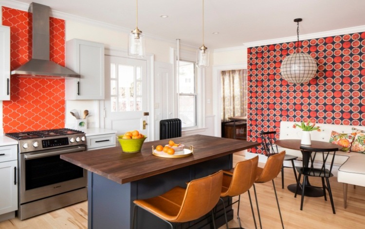 Orange Kitchen Design Orange Kitchen Design Ideas
