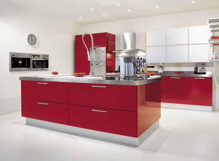 Red Kitchen Design Red Kitchen