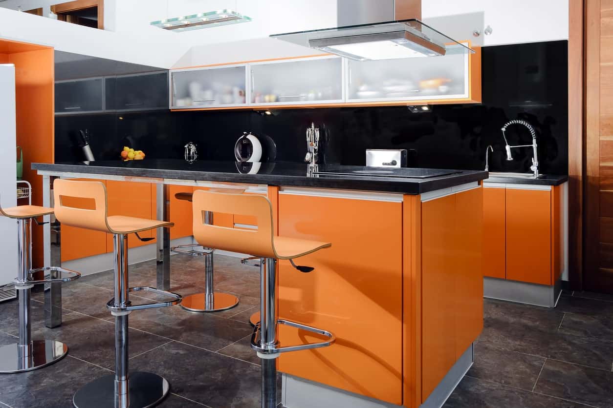 Orange Kitchen Design Ideas Orange Kitchen