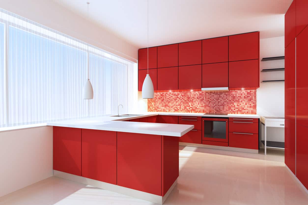 Red Kitchen Design Ideas Red Kitchen Design
