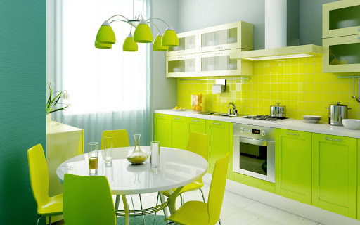 Green Kitchen Design