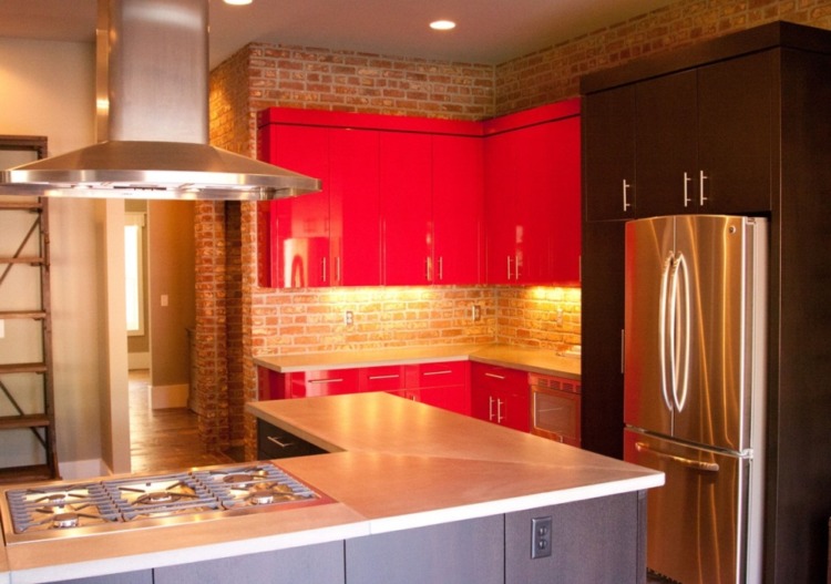 Red Kitchen Design Red Kitchen