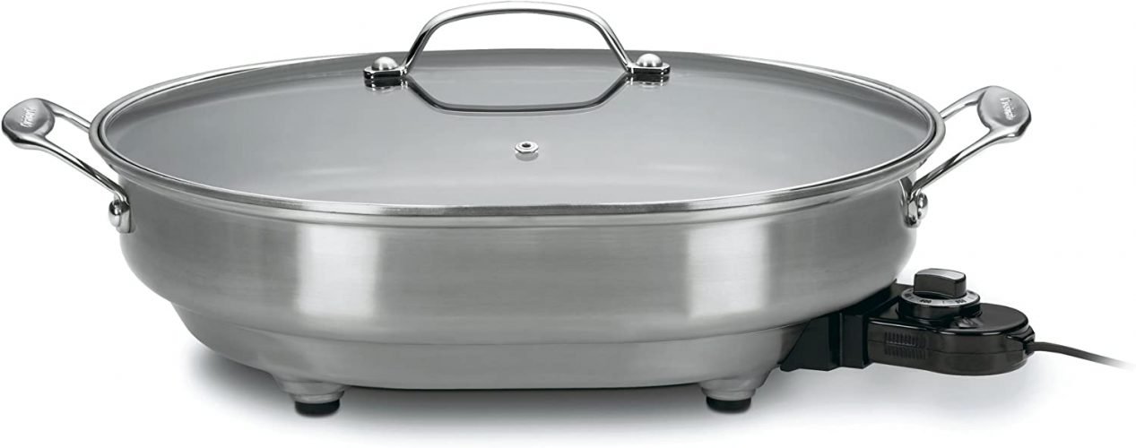 Cuisinart CSK 150 Non-stick Electrical Stainless Steel Frying Pan