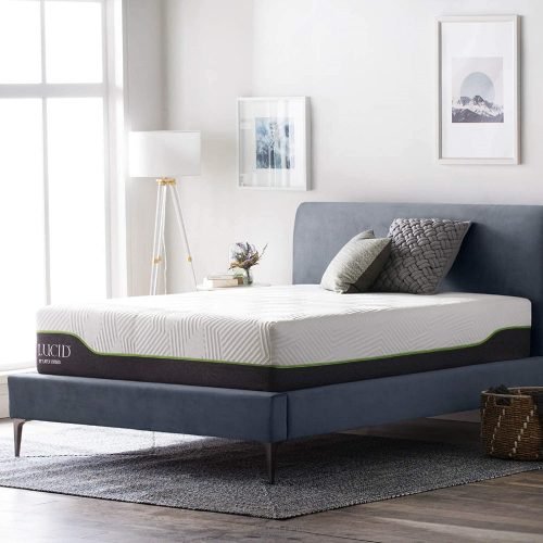 LUCID 12 Inch King Latex Hybrid Mattress LUCID 12 Inch King Latex Hybrid Mattress