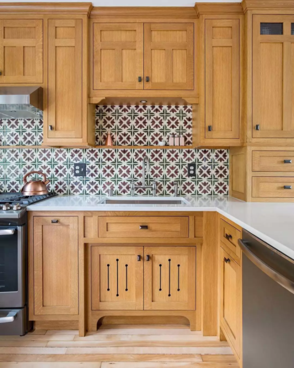 Vintage Mission Style Kitchen