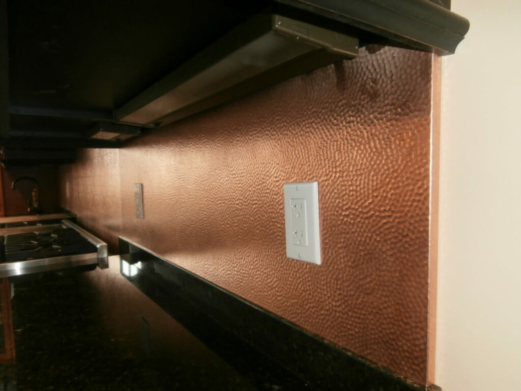 How to Install a Copper Backsplash