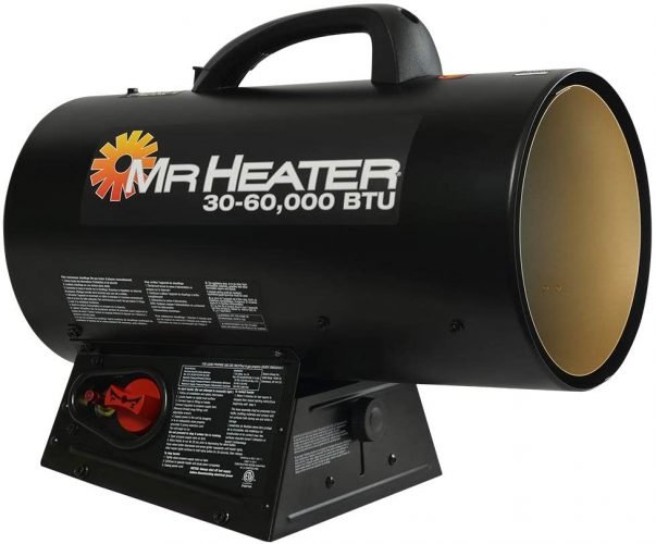 Mr. Heater MH60QFAV Portable Propane Forced Air Heater