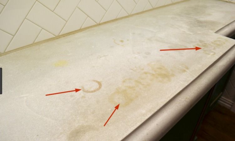 Remove Marble Countertop Yellow Stain