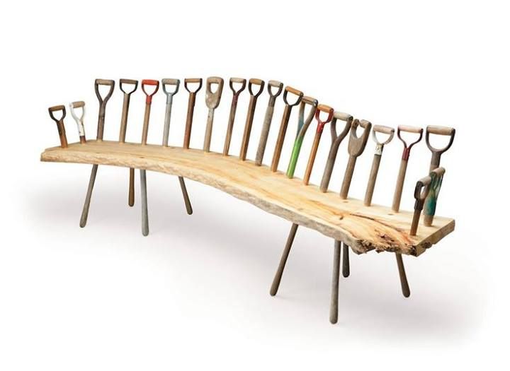 Shovel Handle Bench