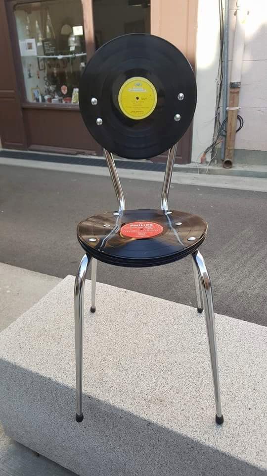 Vinyl Record Chair