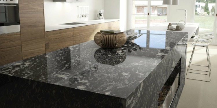 Black Granite Kitchen Island