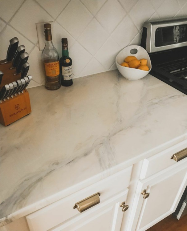 How to DIY Gluing Marble To Wood