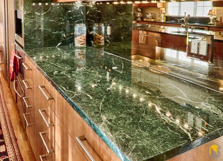 Pros of Rainforest Green Granite Countertop