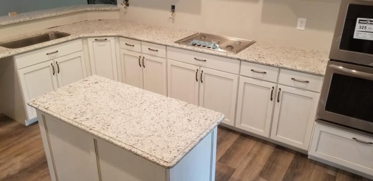 Salt and Pepper Granite Countertops-white-ornamental