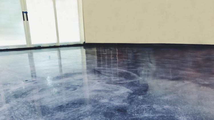 Stain Concrete to Look Like Marble