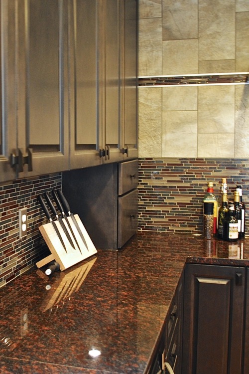 Tan Brown Granite Countertops Kitchen