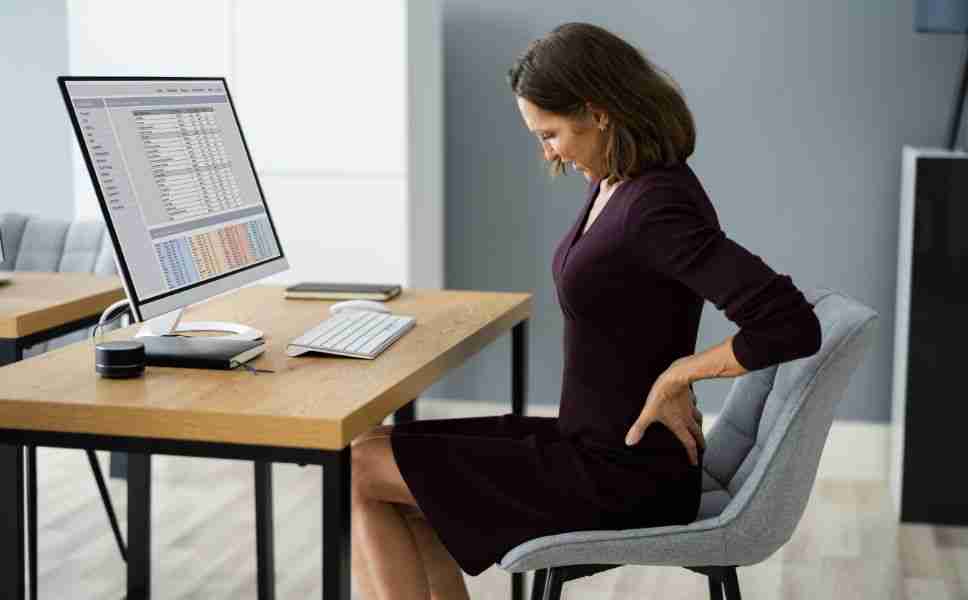back pain working on computer