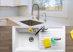 undermount sinks vs drop in sink
