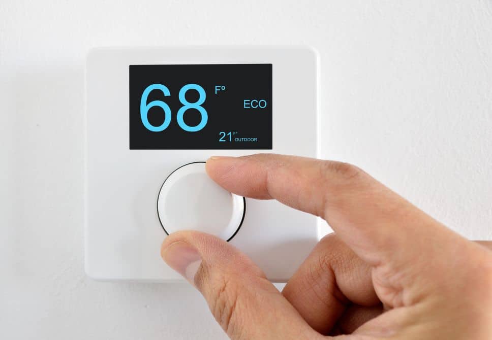 temperature setting in winter