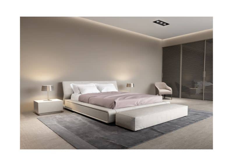 rug under king size bed