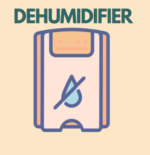 dehumidifier to dehumidify bathroom with no fan