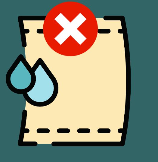 no wet towels in bathroom