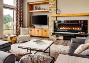 fireplace for apartment