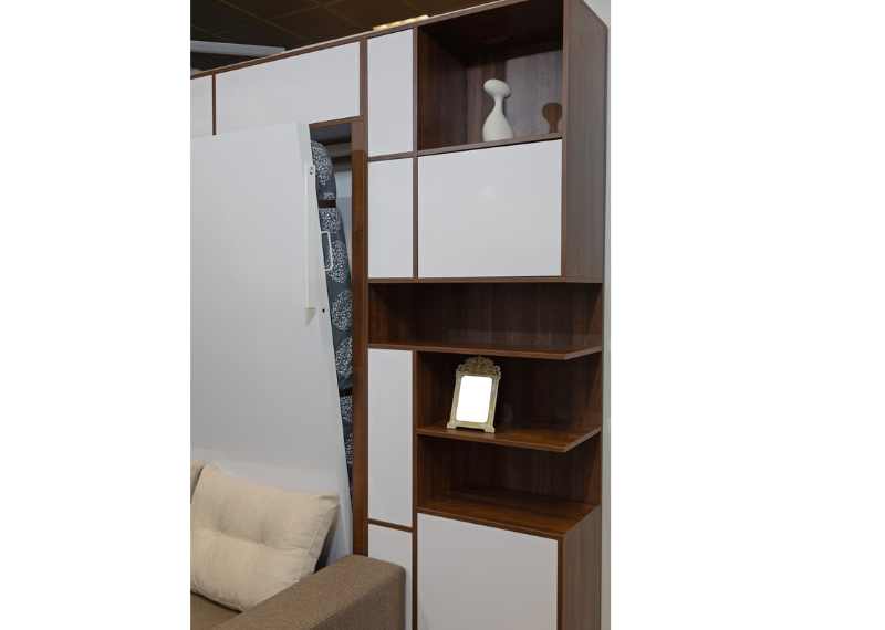 wall murphy bed left