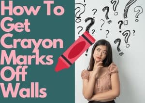 how to get crayon marks off wall