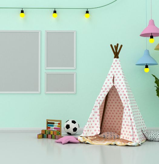 colorful garage wall paint