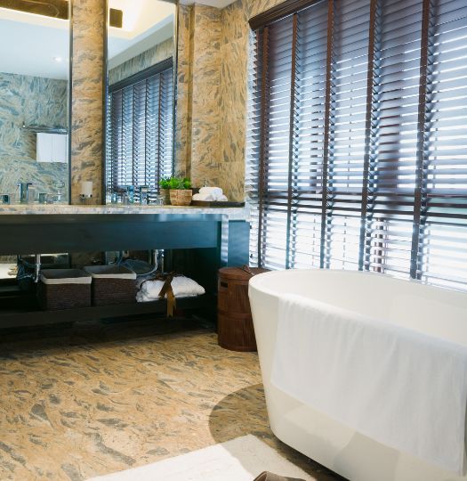 luxury green bathroom Vanity